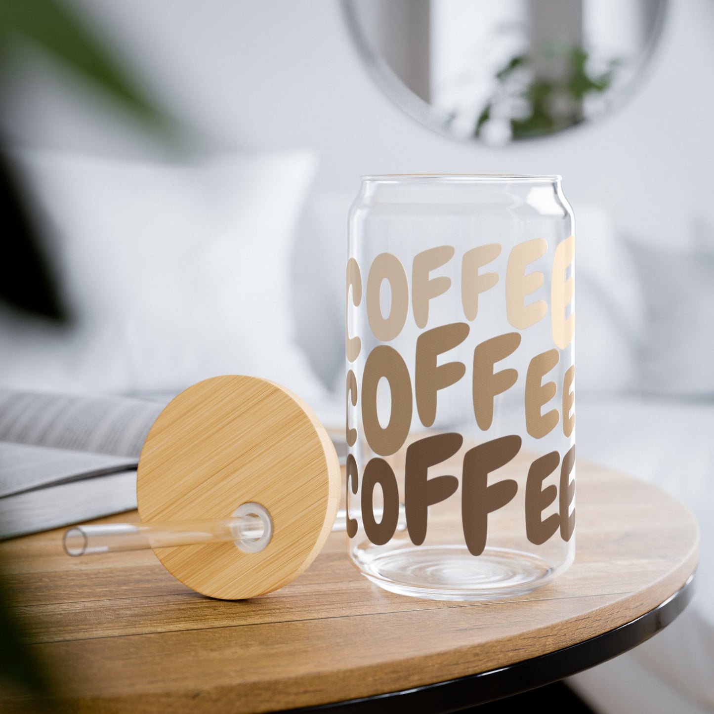 Coffee Sipper Glass, 16oz